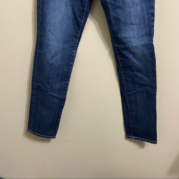 AG Women’s 28 The Stilt Straight Cigarette Leg Mid Rise Blue Jeans - Picture 7 of 10